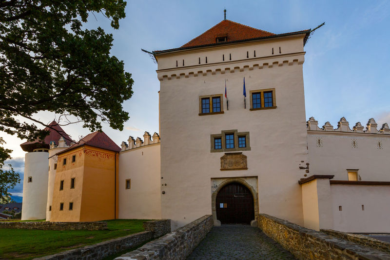 Main gate of the castle in the town of kezmarok, slovakia