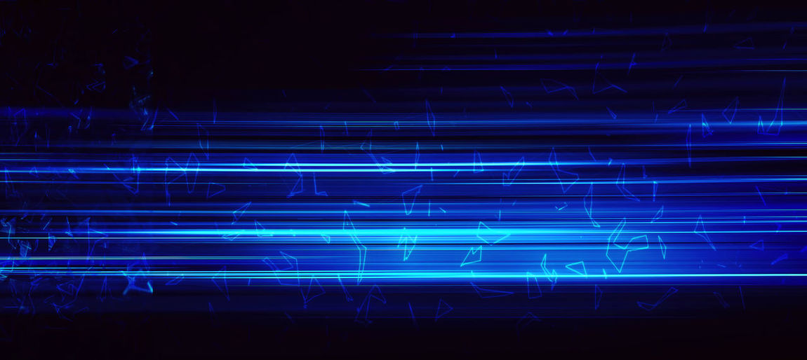 Abstract image of illuminated lights at night