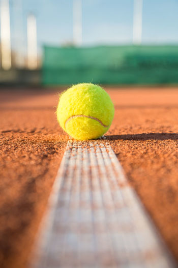 Close-up of ball on table