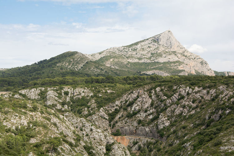 Cezannes view on the sainte-victoire