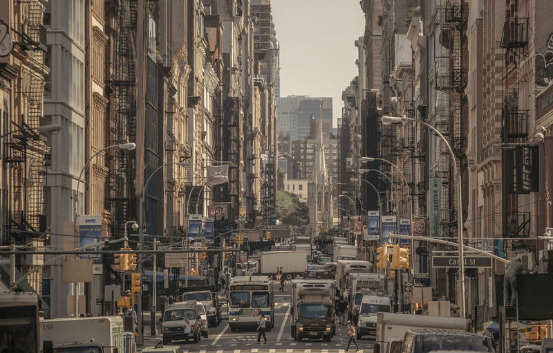 View of broadway, new york city