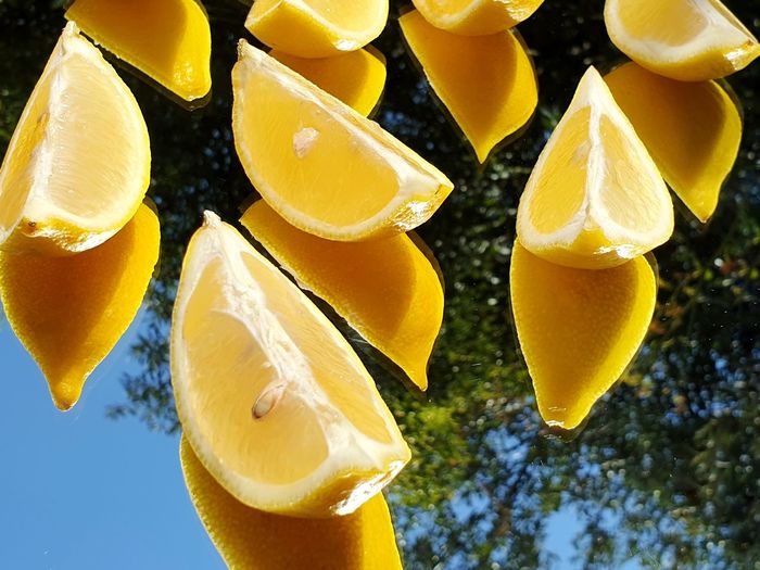 Close-up of yellow fruits