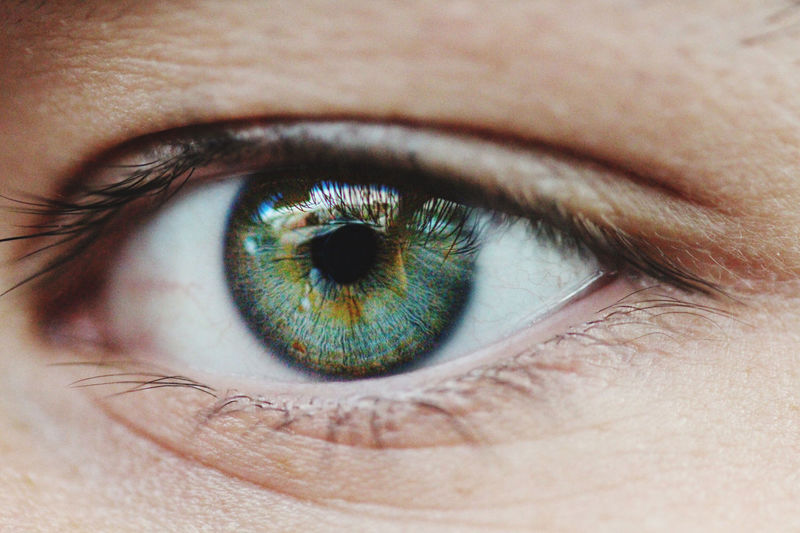 Extreme close-up of man eye