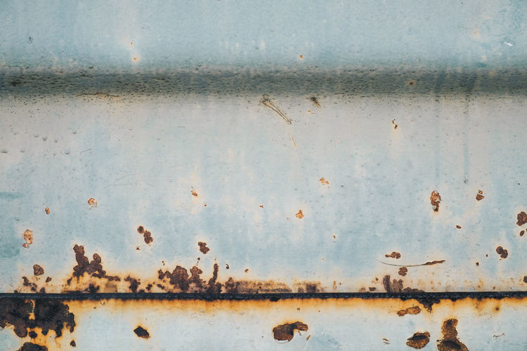 Full frame shot of rusty metal wall
