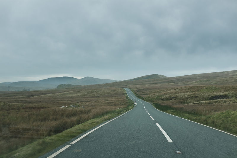 Highway against sky