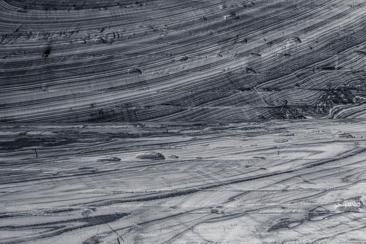Texture of natural, raw salt in an underground salt mine, turda salt mine, romania