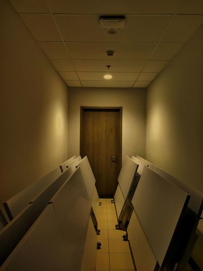 View of spooky corridor