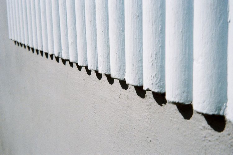 Close-up of chain on wall