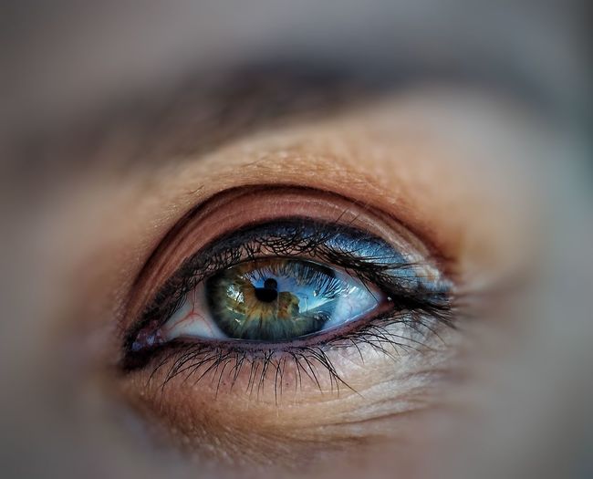 Extreme close-up of woman eye