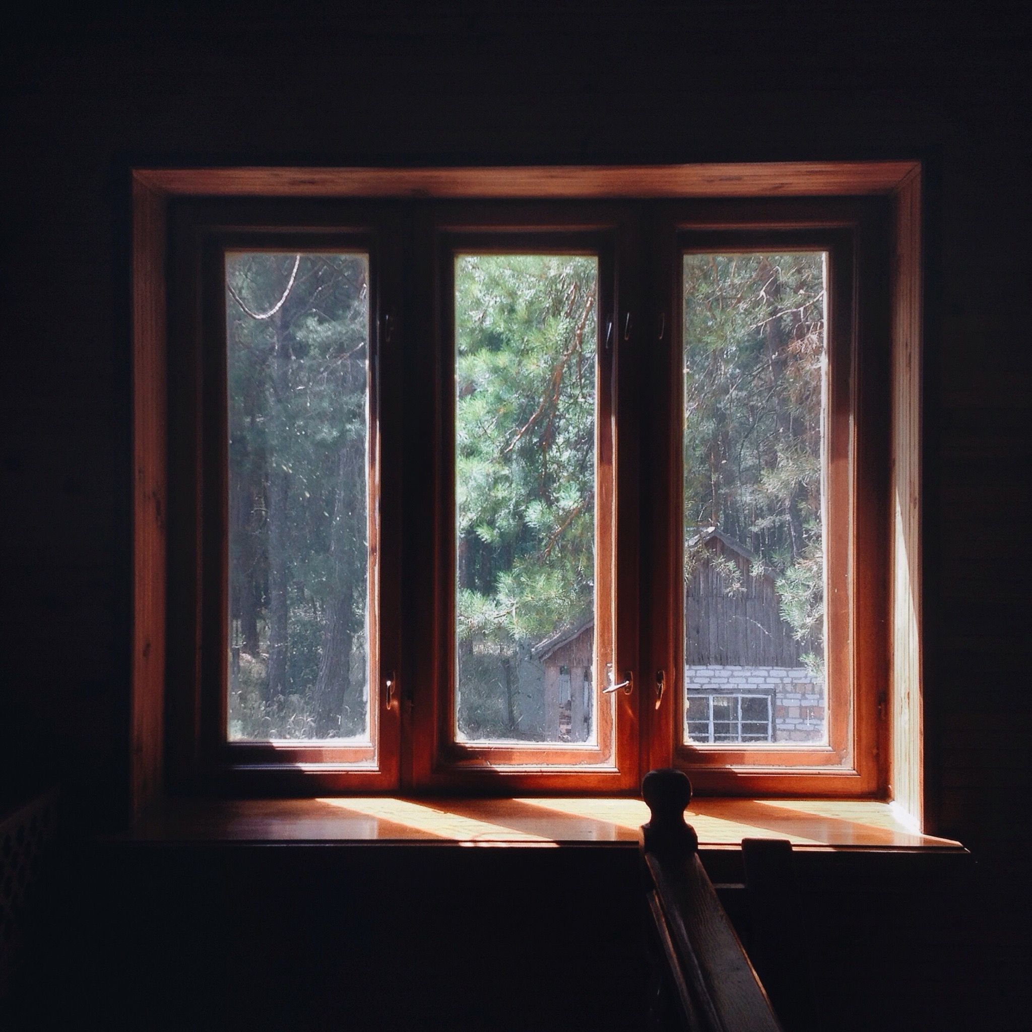 window, glass - material, indoors, transparent, window frame, house, home interior, glass, closed, dark, curtain, built structure, window sill, open, no people, architecture, close-up, wood - material, day, sunlight