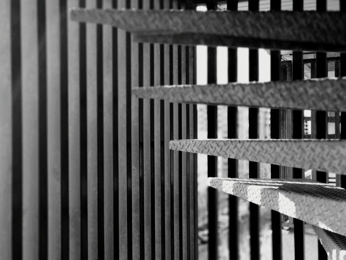 Full frame shot of metal structure