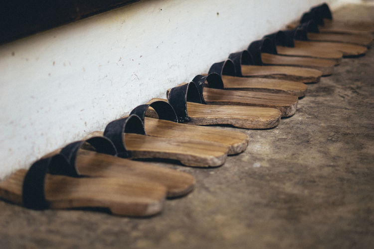 Bakiak a traditional slipers in weat sumatera
