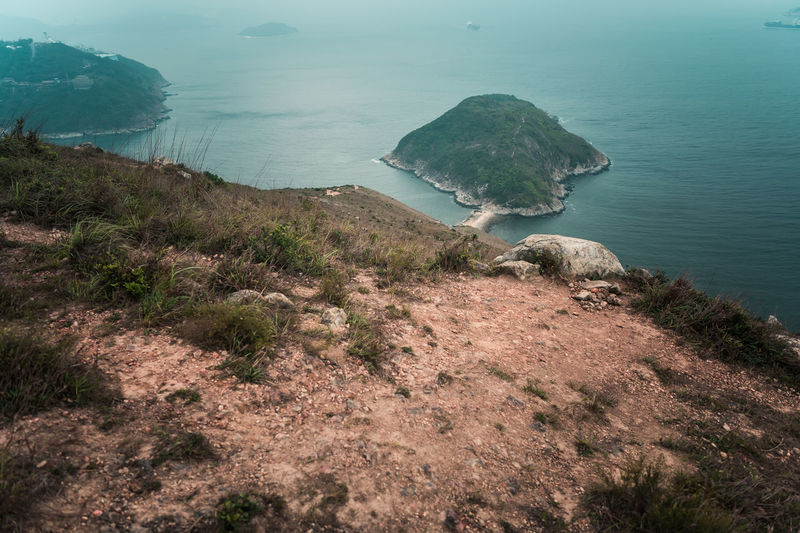 View of ap lei pai ap lei chau south hk island seen from yuk kwai shan mount johnson