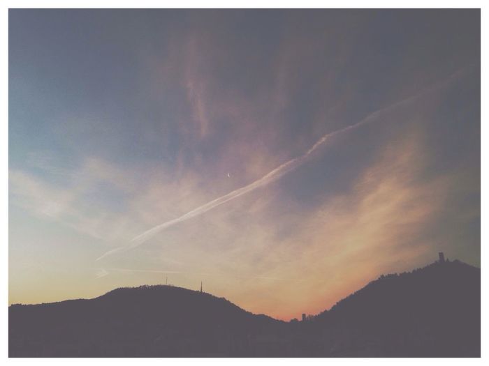 Scenic view of sky at sunset