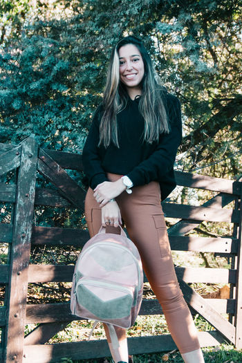 Fashion shot of beautiful young woman