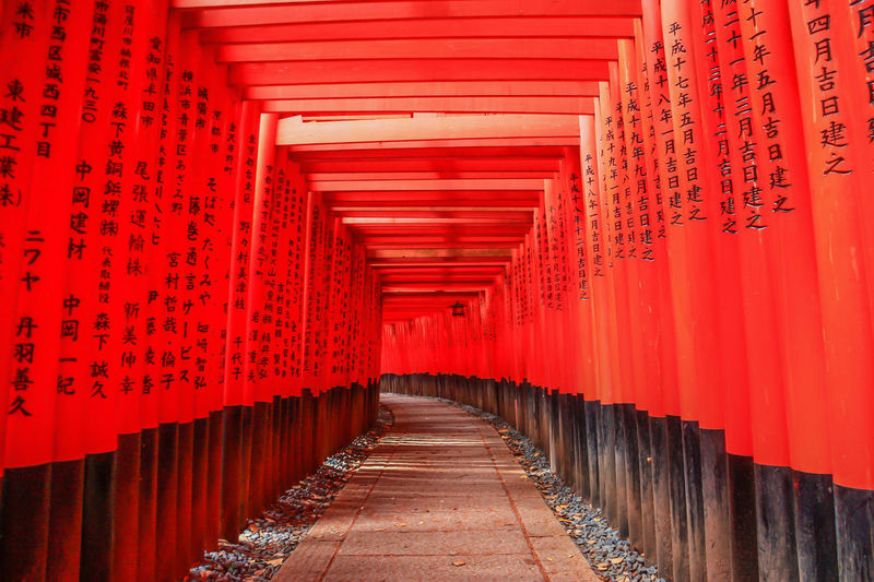 Corridor of temple