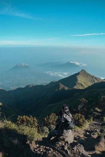 Mount merbabu national park, indonesia