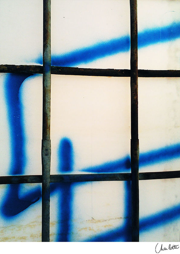 full frame, backgrounds, safety, metal, protection, fence, pattern, chainlink fence, security, blue, close-up, indoors, window, focus on foreground, textured, day, metallic, no people, built structure, detail
