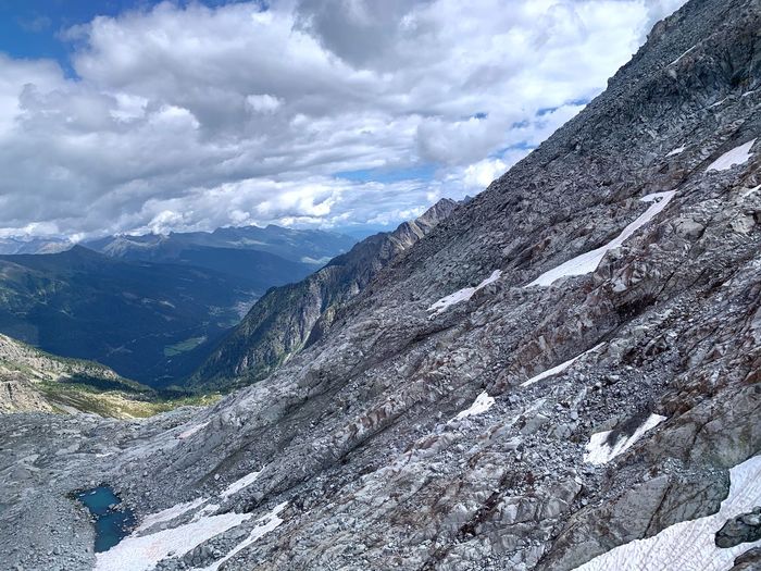 Mountain peak view 