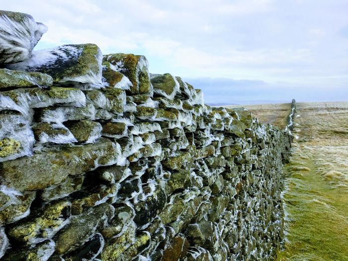 Dry stone wall 
