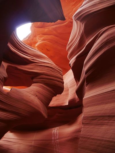 Dancing lady in lower antelope canyon
