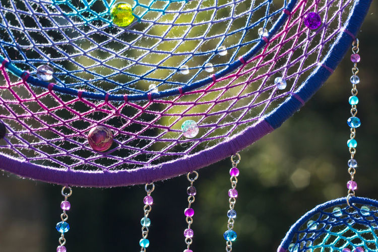 Close-up of dreamcatcher