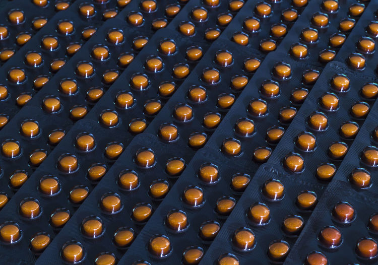 Full frame shot of medical pills