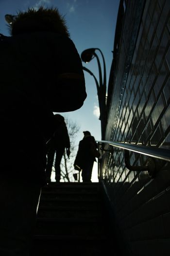 Low angle view of staircase