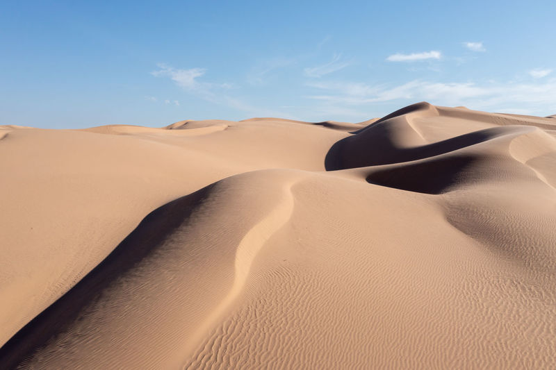 Algodones dunes in southeastern california near the border to arizona and mexico