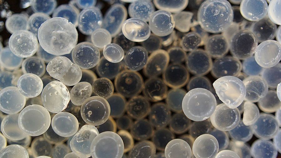 Full frame shot of silica gel balls