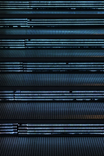 Full frame shot of illuminated steps