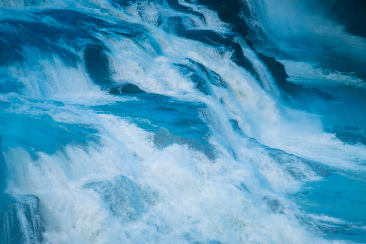 Full frame shot of waves in sea
