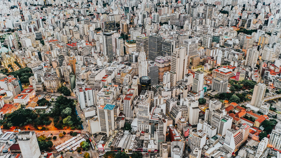 Aerial view of cityscape