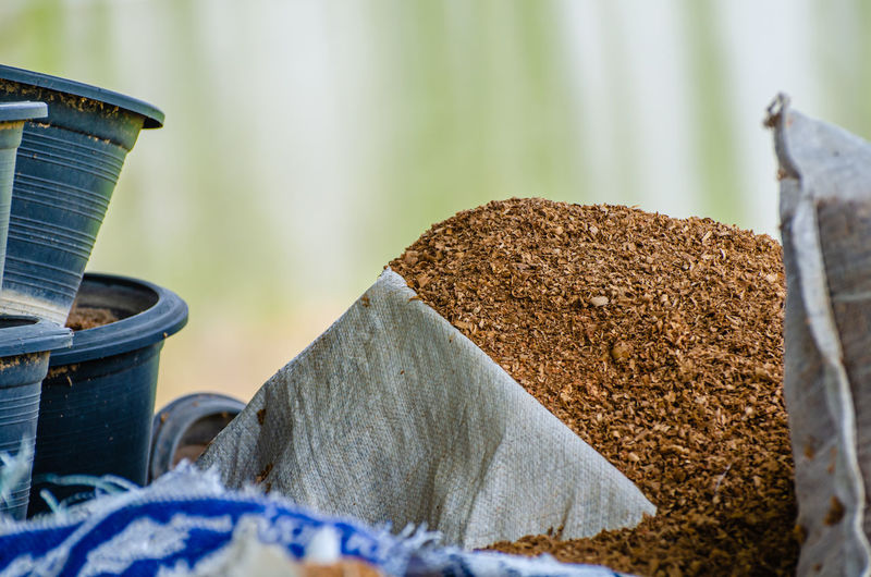 Sawdust or wood dust is another ingredient used for planting trees.