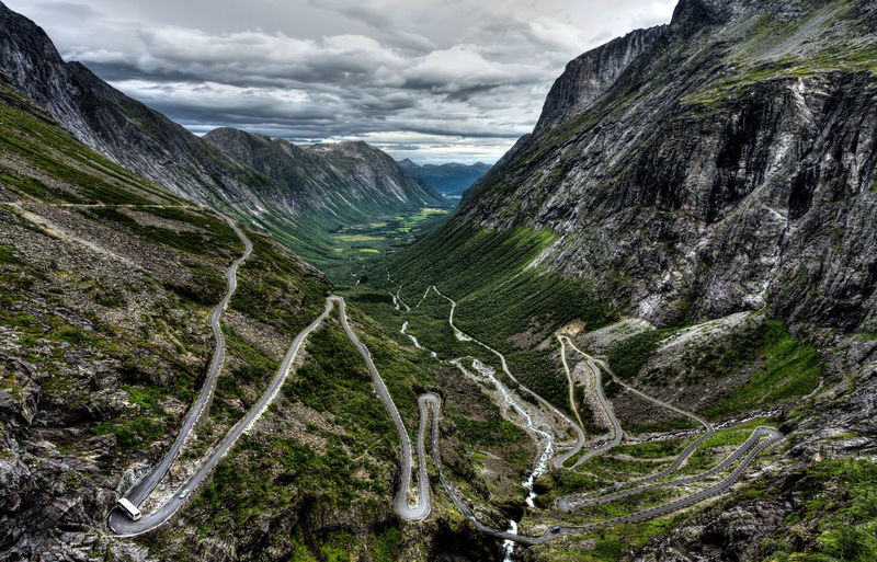 Landscape of norway, trollstigen.