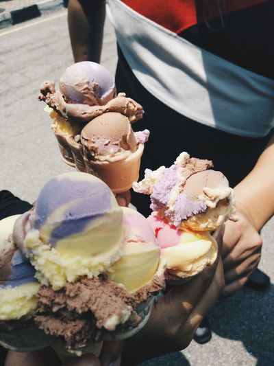 Close-up of ice cream cone