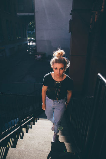 Afternoon City Cityscape Fashion Happiness Houses Lifestyle Natural Light Rooftop Vancouver View Canada Chucks Future Harsh Light Horizon Light And Shadow Overlook Shadows Skyscraper Streetstyle Style Thinking About Life Woman Portrait Young Adult Inner Power