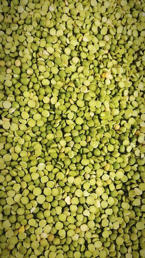 Full frame shot of dried split peas