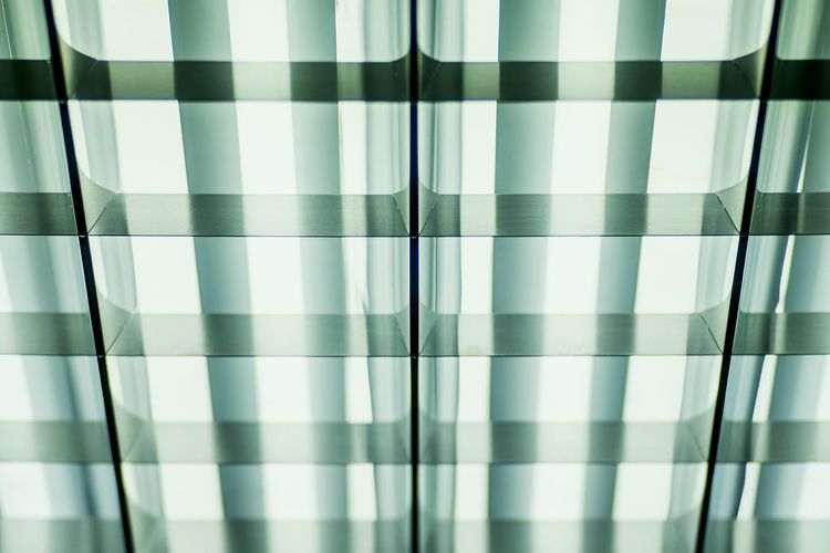 Full frame shot of colorful blinds