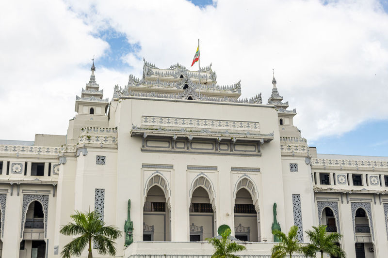 Town hall of rangoon, myanmar