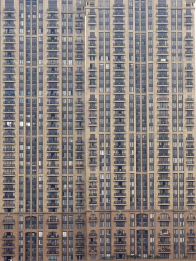 Full frame shot of apartment building