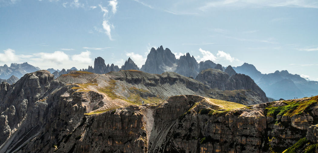 Panoramic view of mountains against sky - cadini di misurina