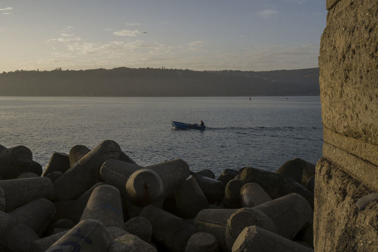 Men on a boat going fishing
