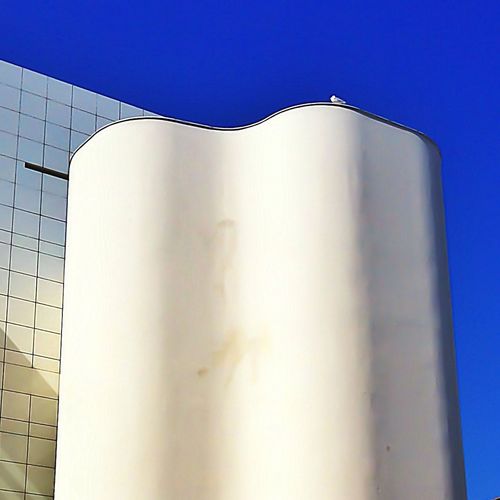 Low angle view of building against sky
