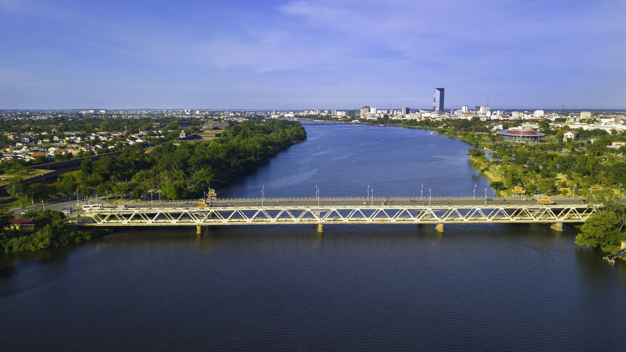 Hue city in vietnam where have many beautiful beach, flowers, fields of rice. it's a big citadel