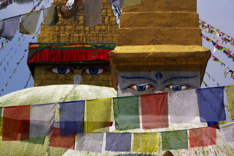 The famous boudhanath stupa in kathmandu
