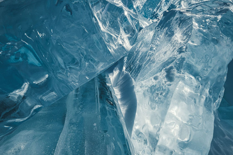 Full frame shot of ice