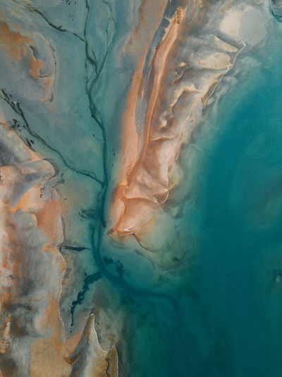 Coastal landscape in patagonia.