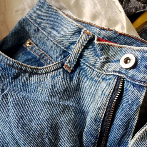 Close-up of jeans pant