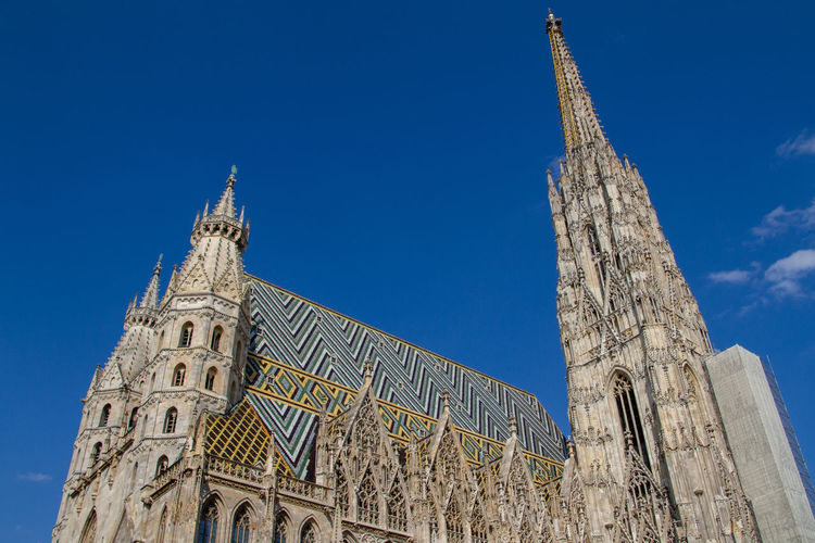 Vienna, austria, july 21, 2021. st. stephen's cathedral is gothic 